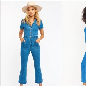 Show Me Your Mumu denim jumpsuit